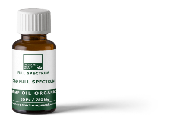 CBD Full Spectrum Cápsulas Softgel Organic Hemp México 750mg 30pz cannatlan