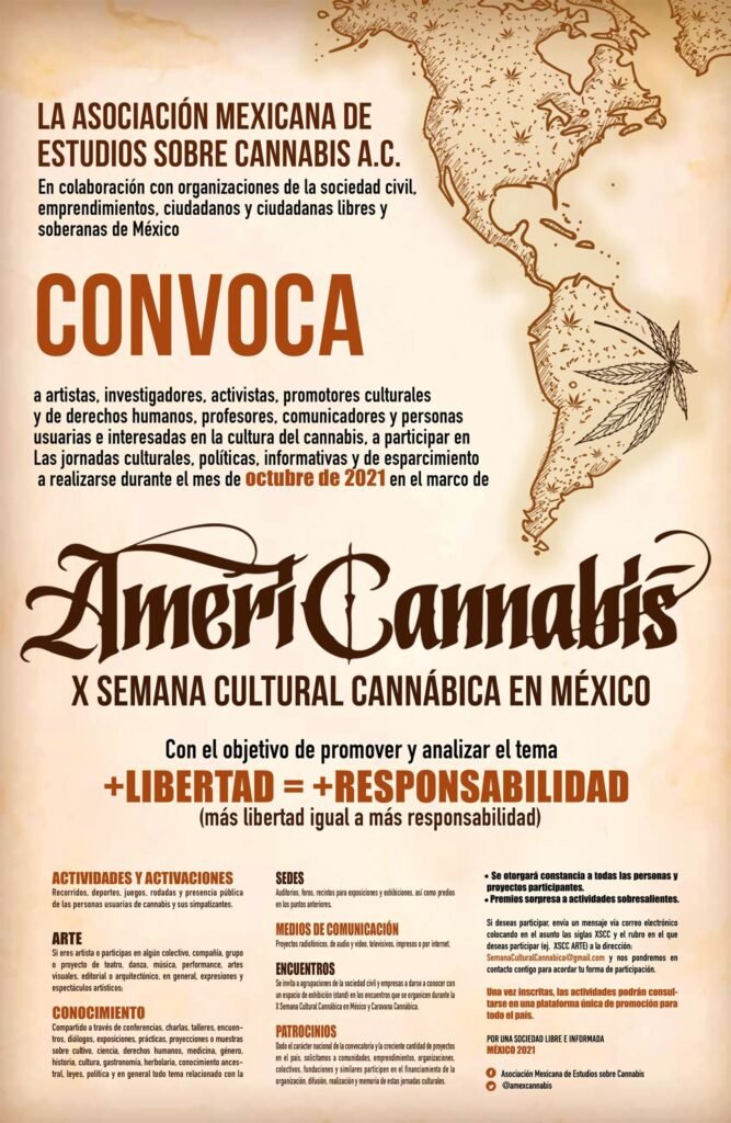 AMERICANNABIS 2021 X SEMANA CULTURAL CANNÁBICA EN MÉXICO cannatlan
