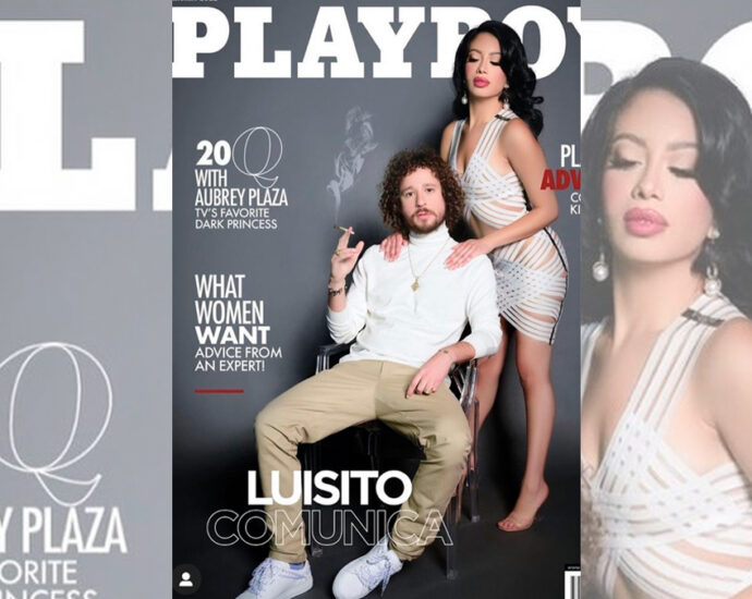 Luisito Comunica en portada de PlayBoy Africa fumando marihuana