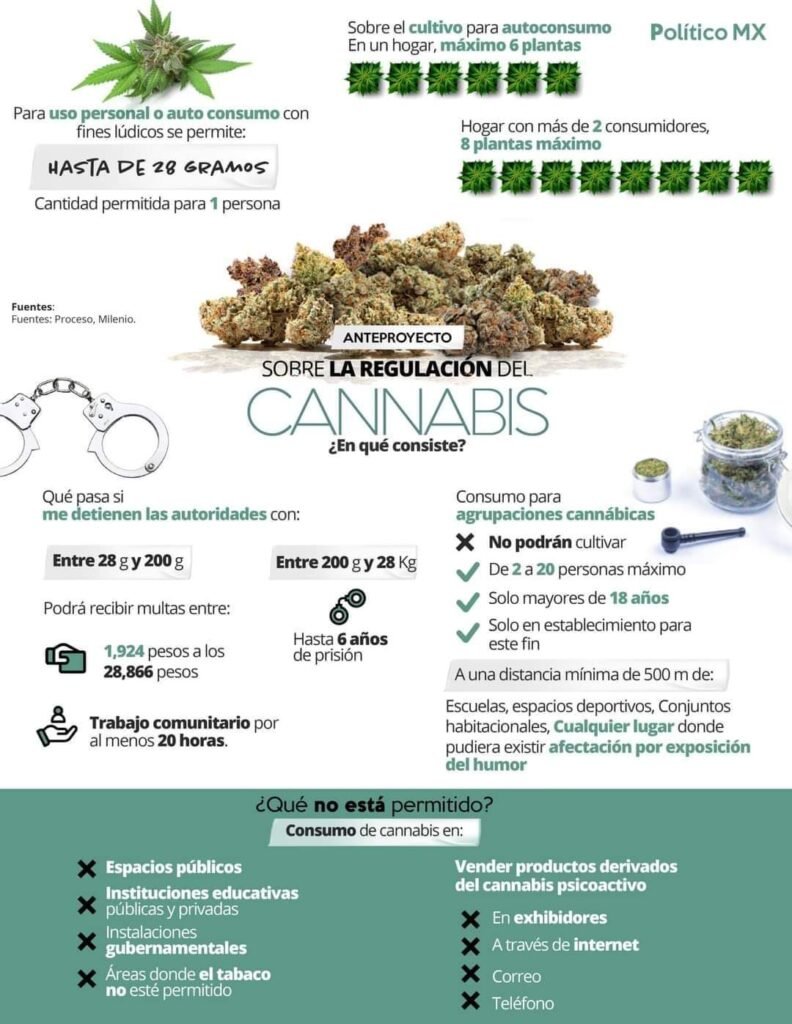 Anteproyecto de Ley General de Cannabis en Mexico cannatlan